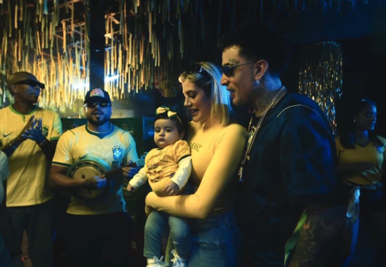 MC Guimê apresenta “País do Futebol 2” ao lado da filha e da Turma do Pagode