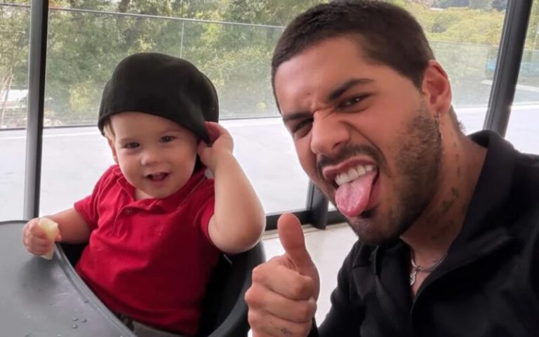 Zé Felipe pede desculpas por vídeo polêmico com o filho, mas critica excesso de reclamações